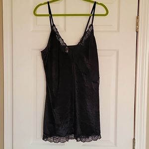 Lace Velvet Black Dress